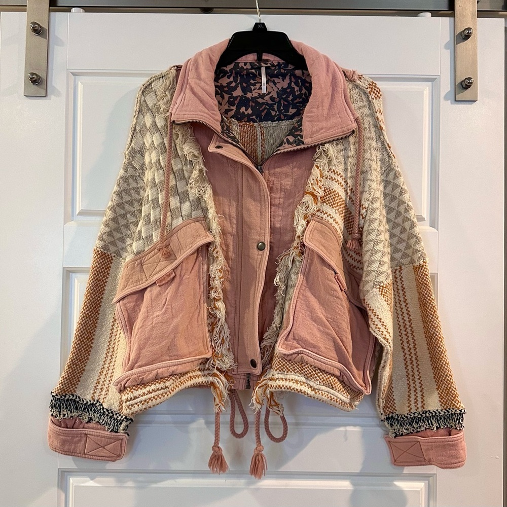 Free People Sugar Rose Everything Nice Jacket (Size XS)